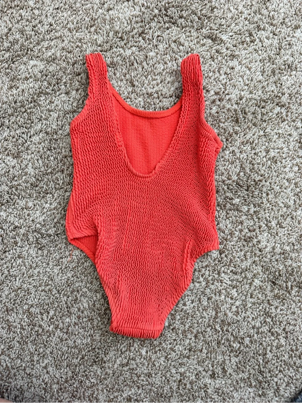 Bright Red scrunch swimsuit